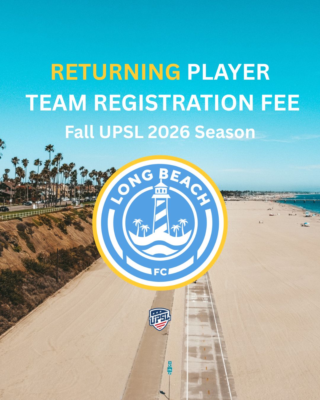 RETURNING Player Team Registration Fee