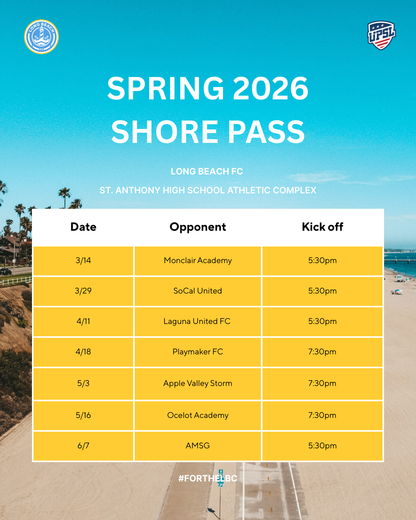Spring 2026 Shore Pass