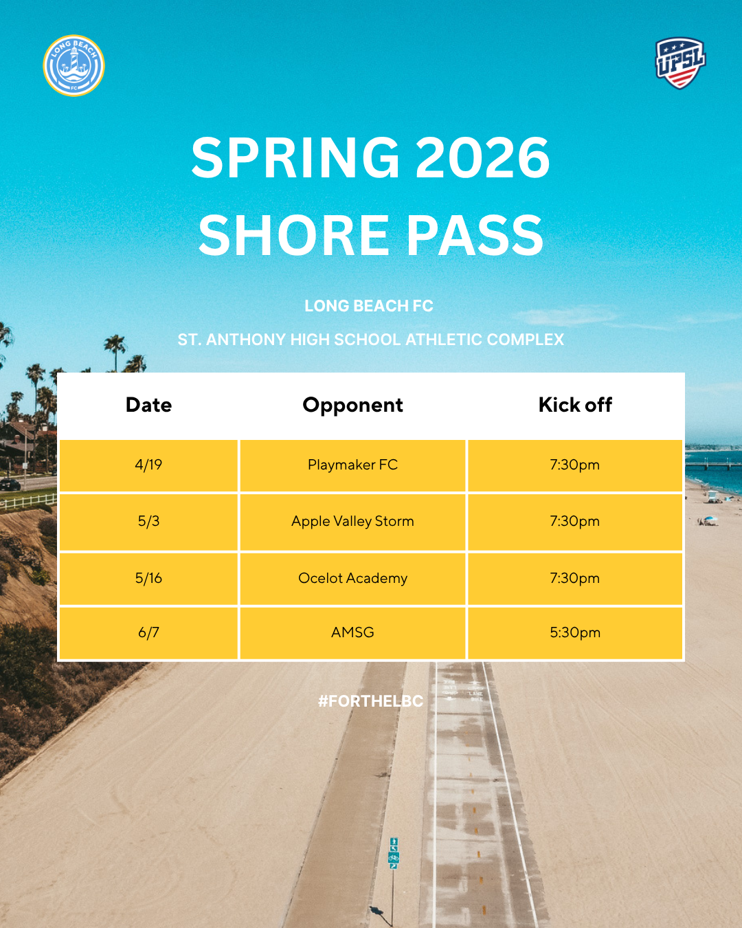 Spring 2026 Shore Pass