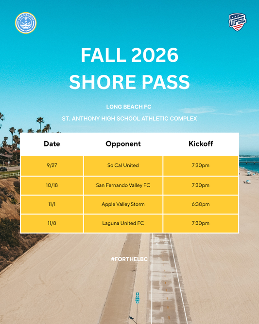 Fall 2026 Shore Pass