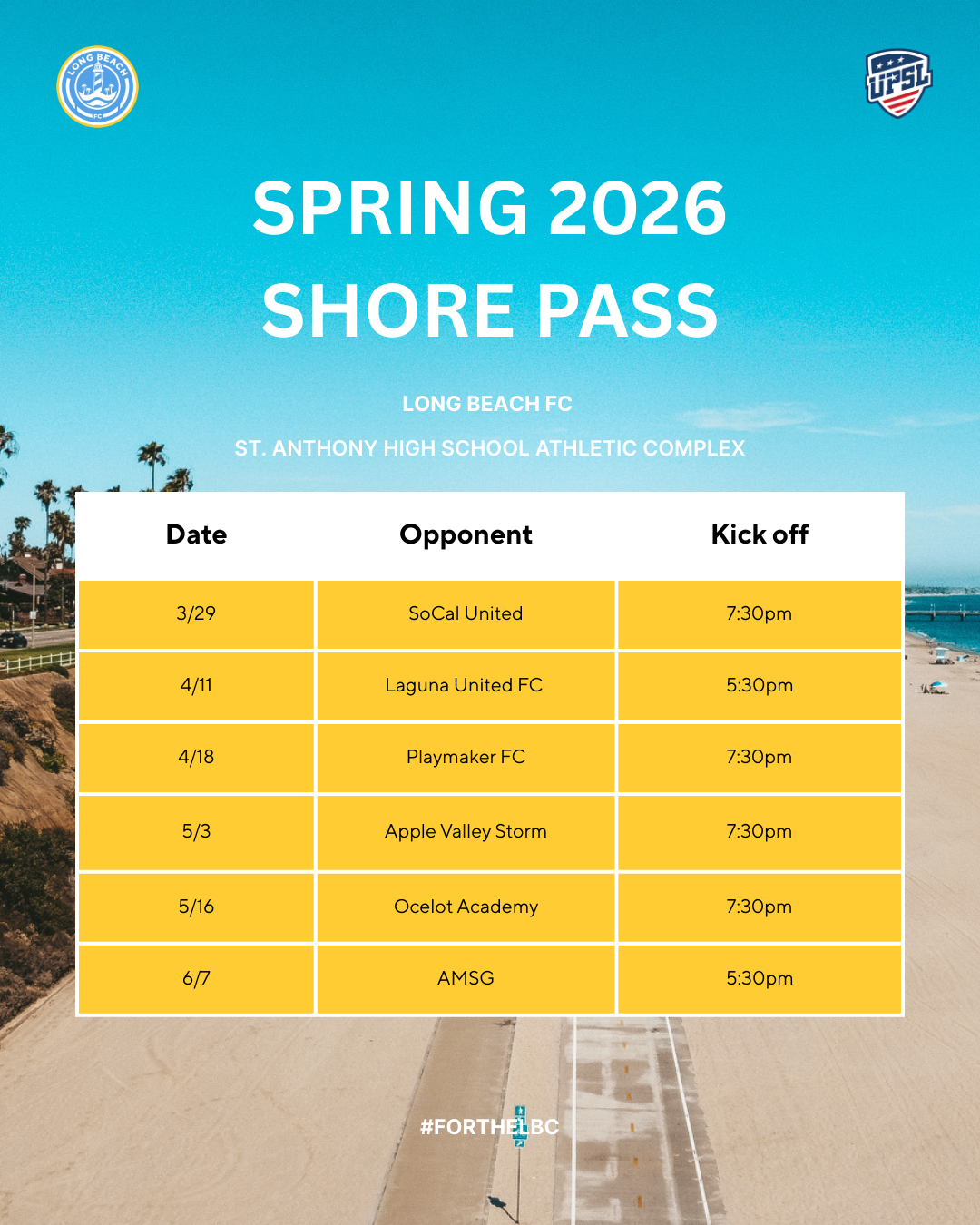 Spring 2026 Shore Pass