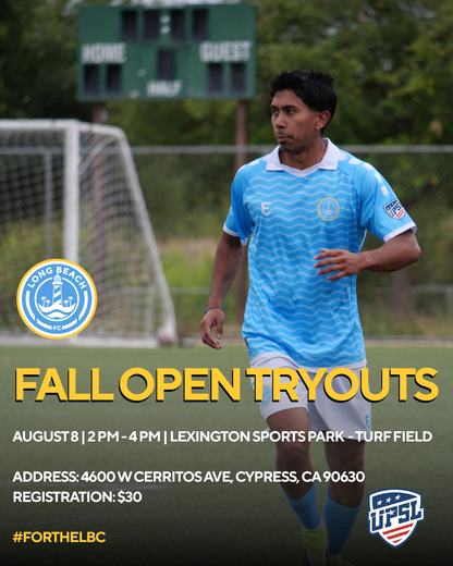 Long Beach FC Fall Open Tryout Registration