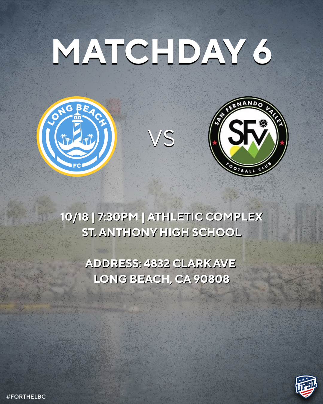 Long Beach FC vs San Fernando Valley FC