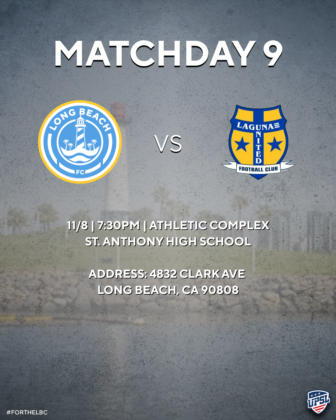 Long Beach FC vs Laguna United FC