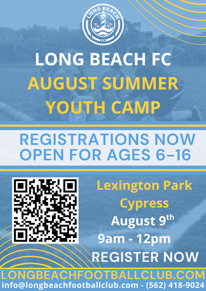 Long Beach FC August Summer Youth Camp